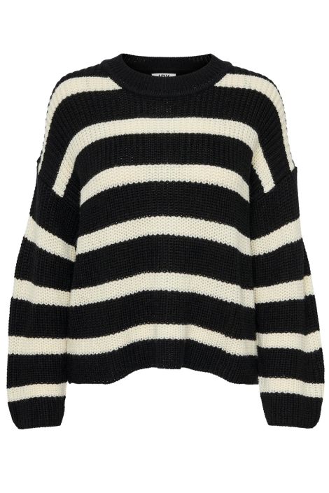 Jacqueline de Yong jdyjusty l/s stripe pullover knt no